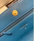 Клатч Сhan*l 19 Wallet on Chain Bag Blue